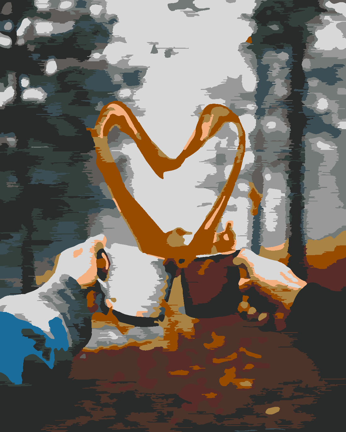 ÇOK LOVE Boyama Seti 40x50 cm (Tuvale Gerili)