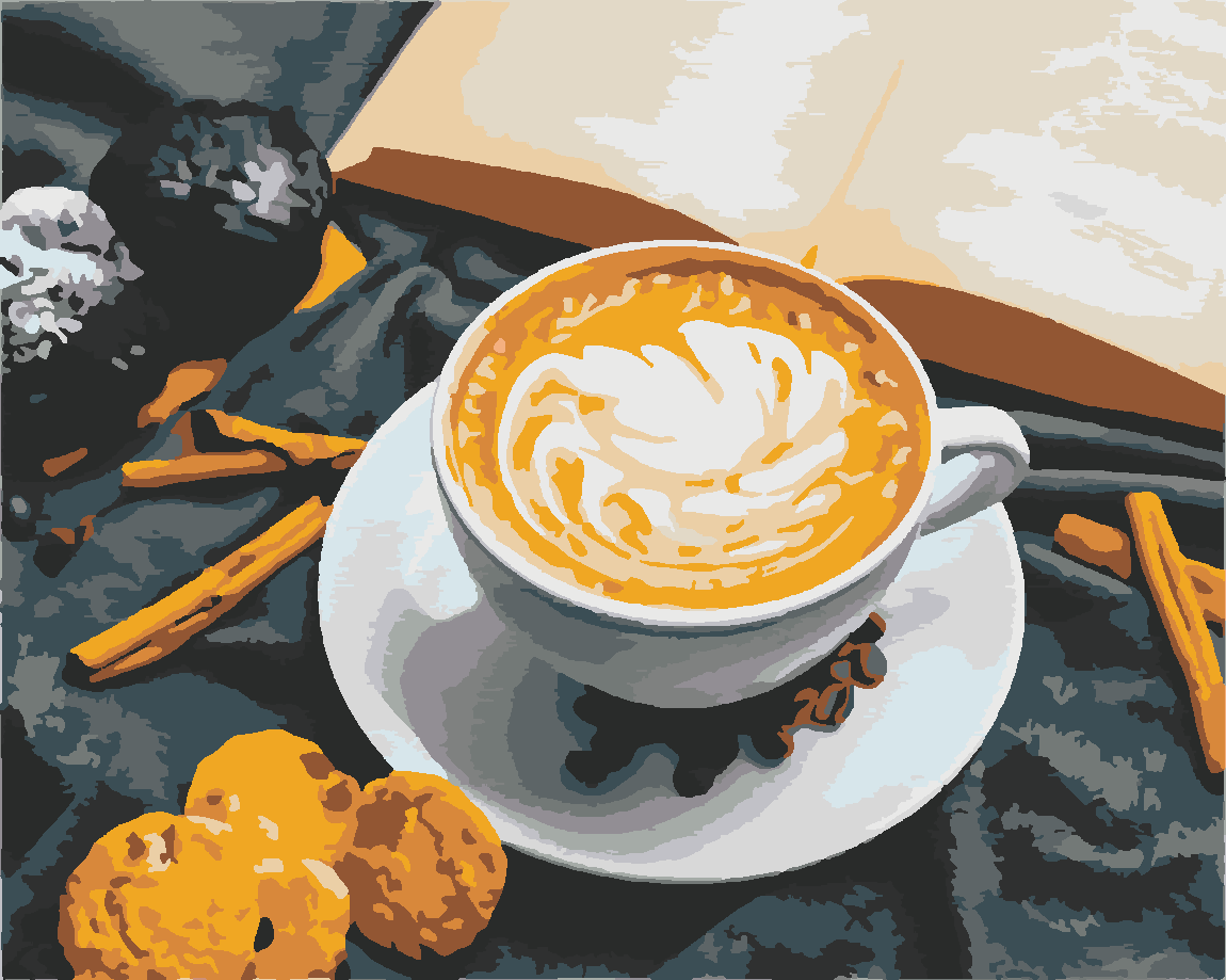 Cappuchino Boyama Seti 40x50 cm (Tuvale Gerili)