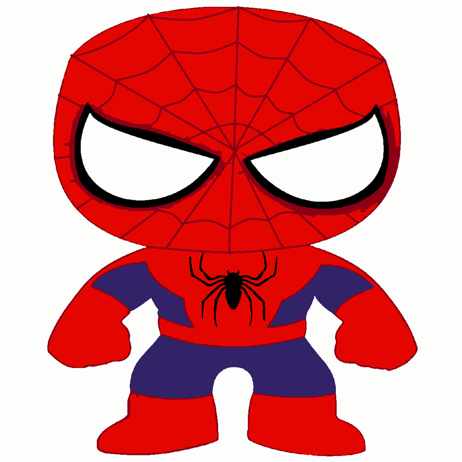 Çocuklar İçin Spiderman Sayılarla Boyama Seti 20x20