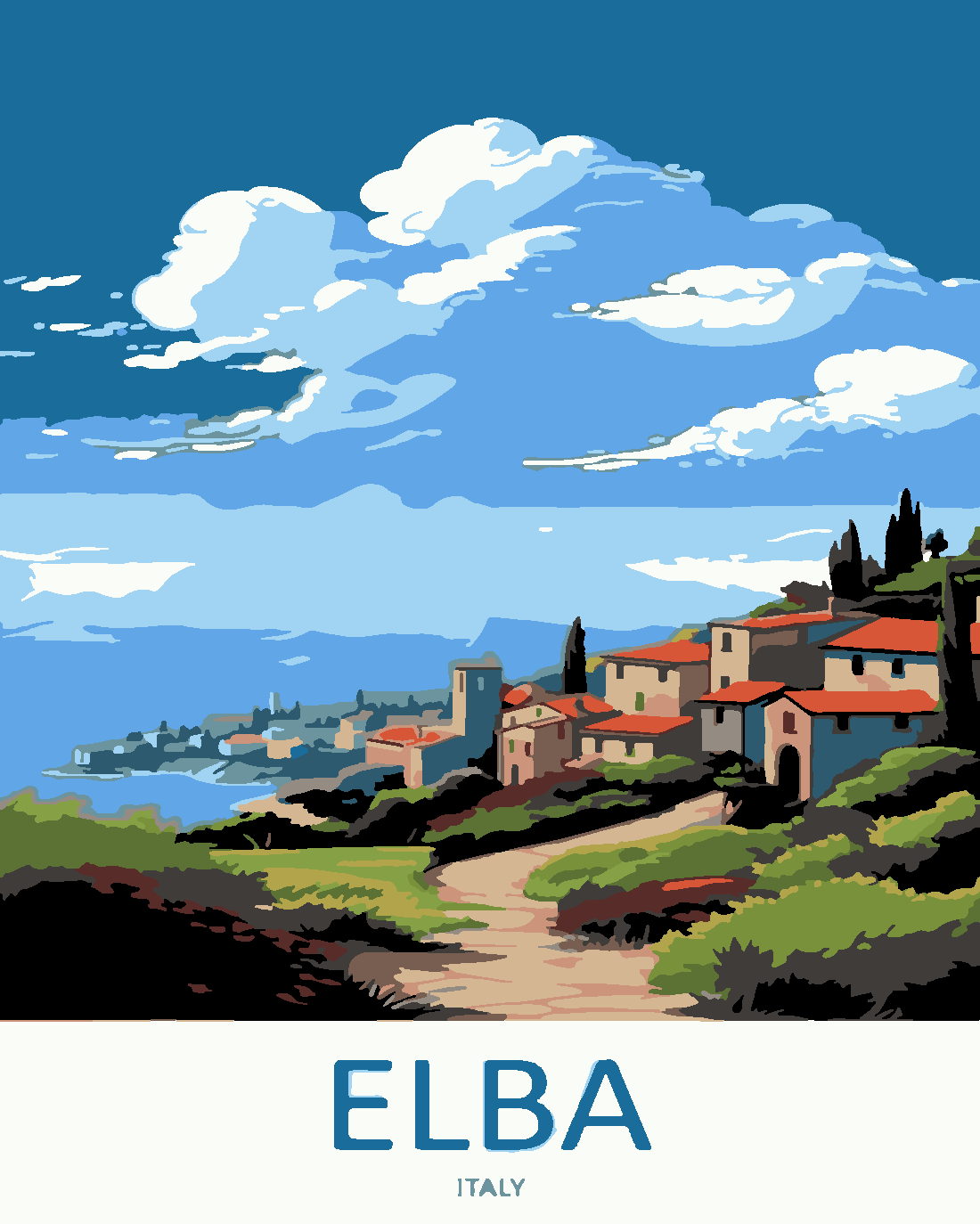 ELBA Boyama Seti 40x50 cm (Tuvale Gerili)