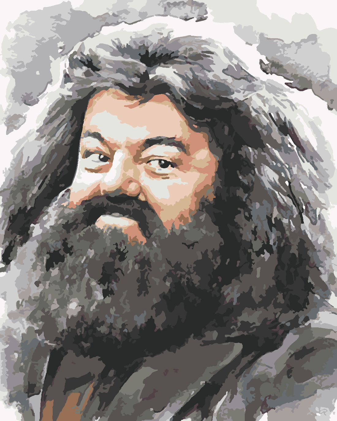HAGRID  Boyama Seti 40x50 cm (Tuvale Gerili)