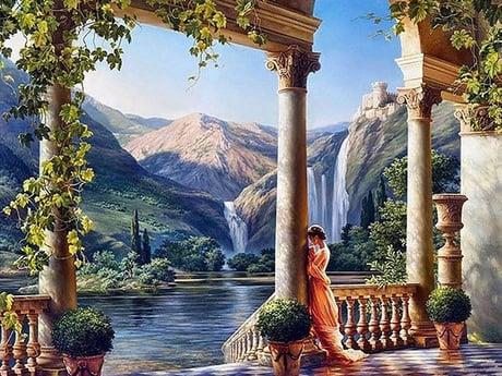 Meva Sayılarla Boyama Seti 40x50 cm (Tuvale Gerili)