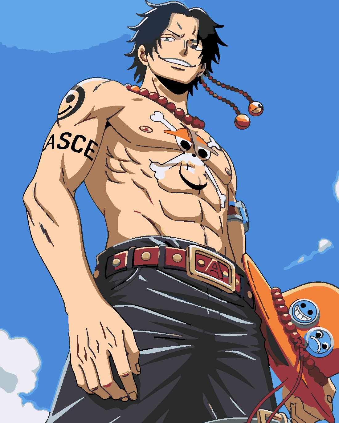 One Piece - Ace  40x50 cm (Tuvale Gerili)