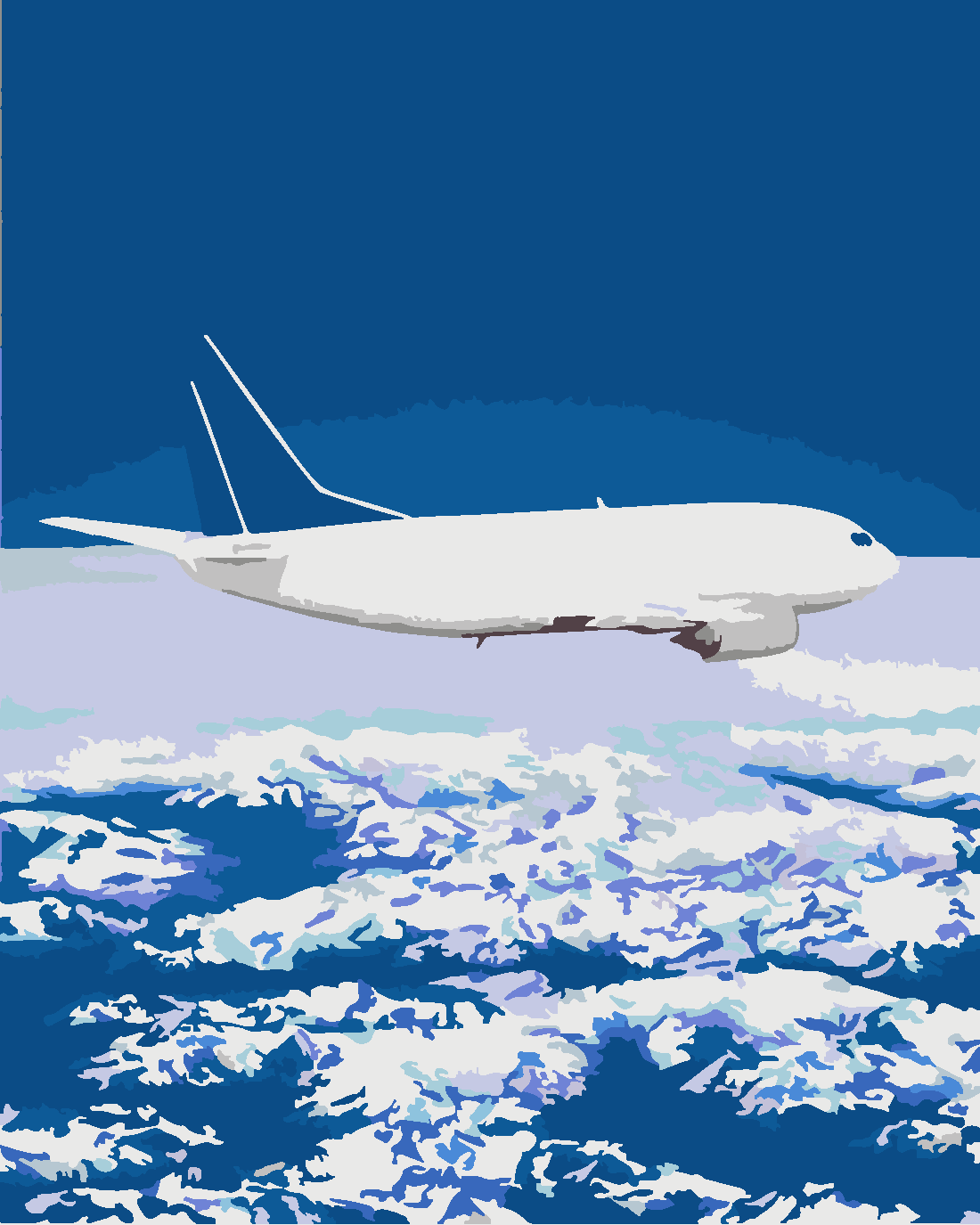 PLANE 2 Boyama Seti 40x50 cm (Tuvale Gerili)