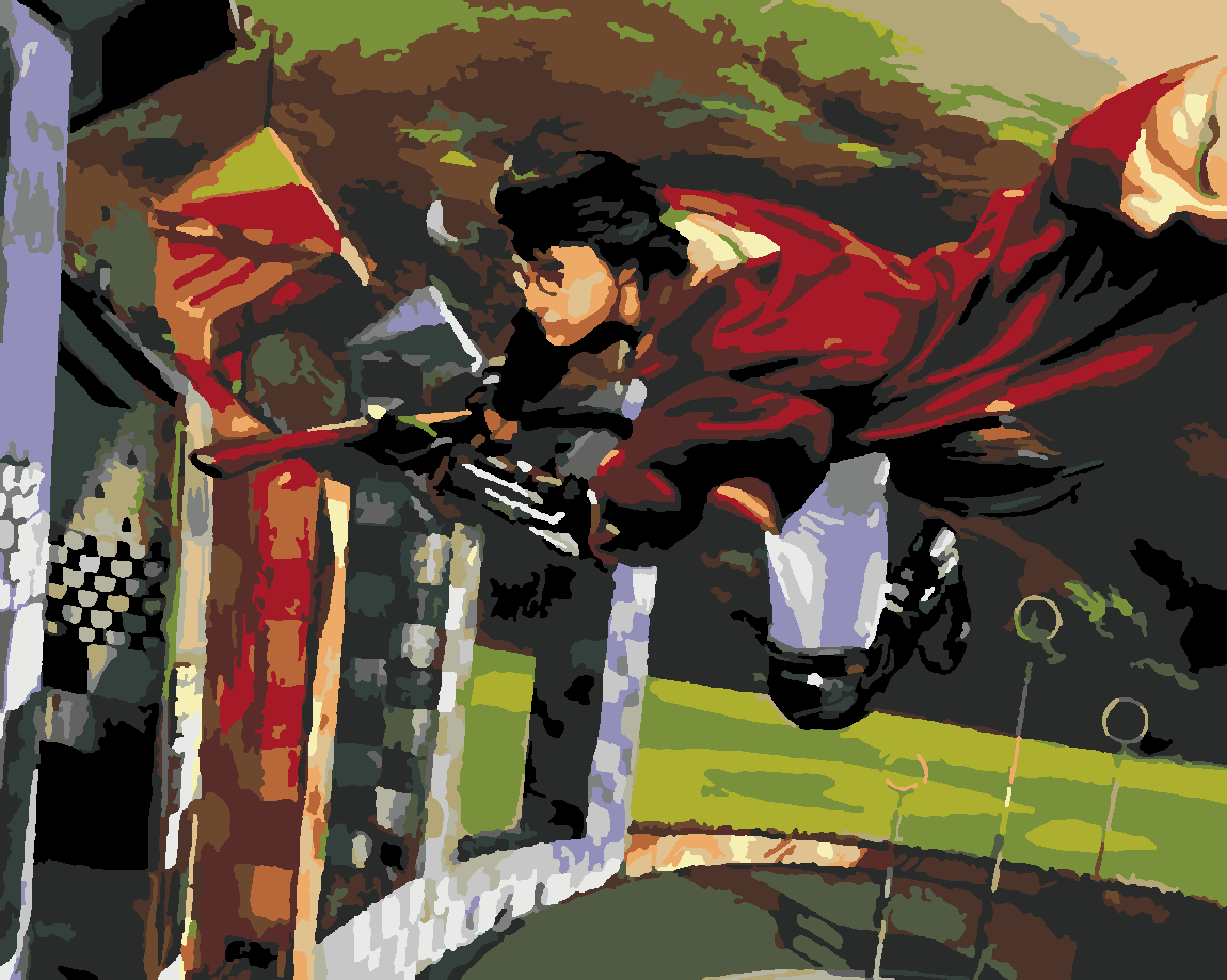 QUIDDITCH Boyama Seti 40x50 cm (Tuvale Gerili)