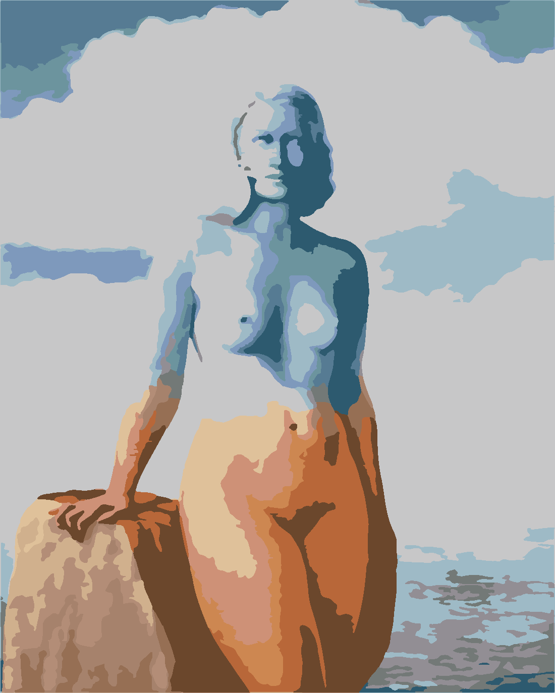Rene Magrite Boyama Seti 40x50 cm (Tuvale Gerili)