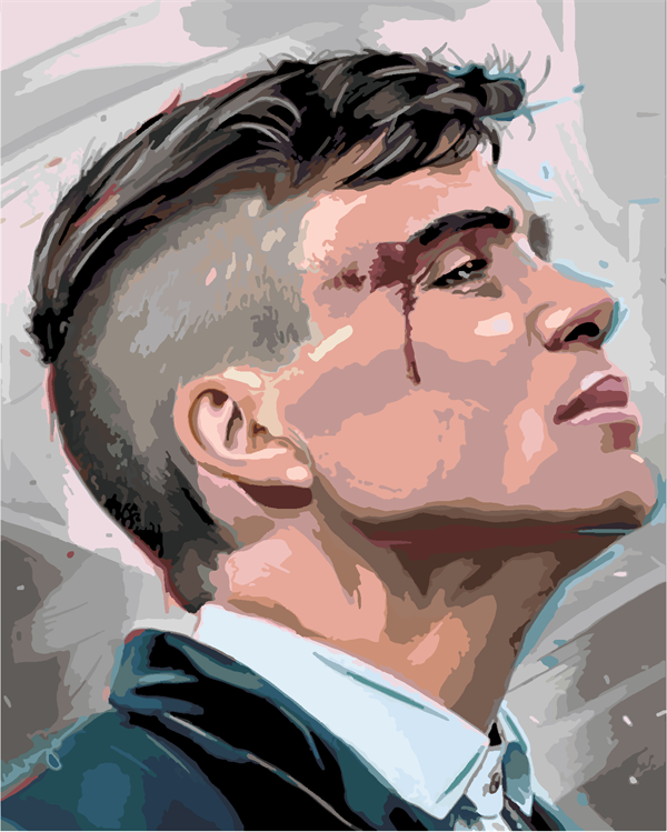 Thomas Shelby 2 Sayılarla Boyama Seti  (Tuvale Gerili)