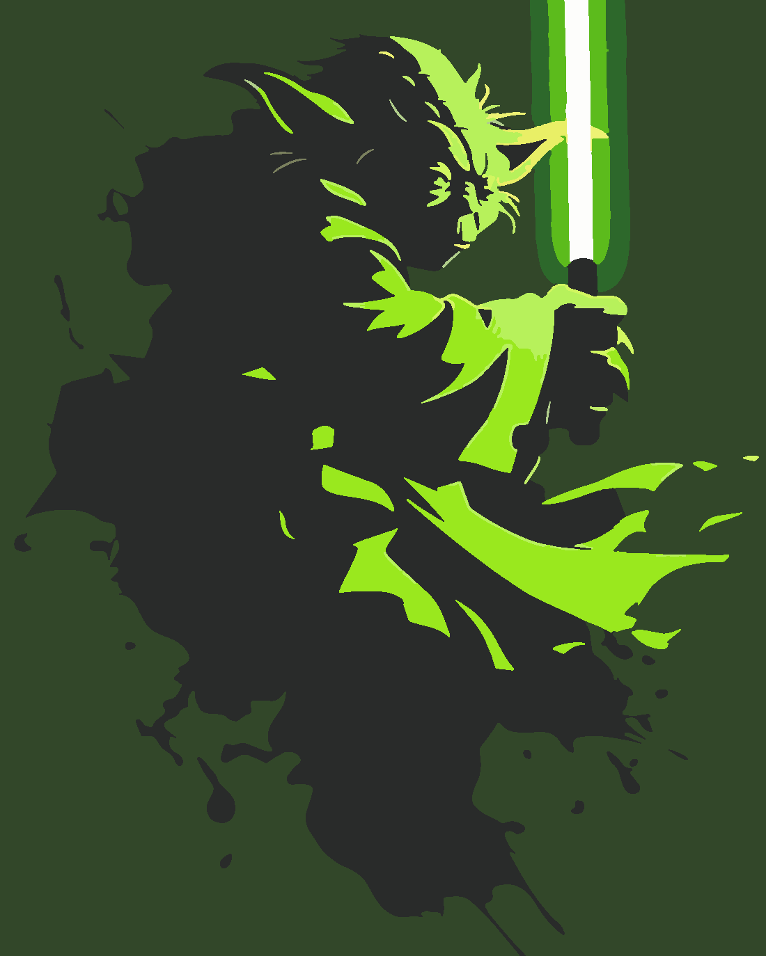 yoda 4 Boyama Seti 40x50 cm (Tuvale Gerili)