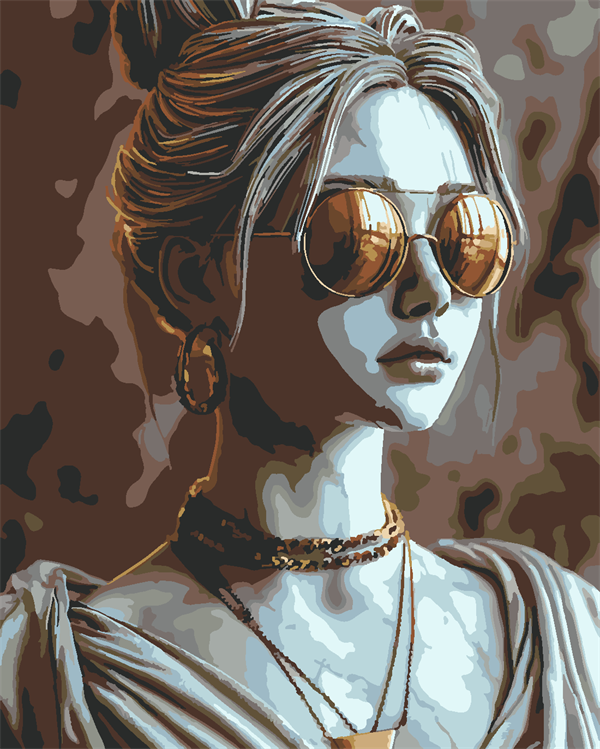 MERMER TANRIÇA Boyama Seti 40x50 cm (Tuvale Gerili)