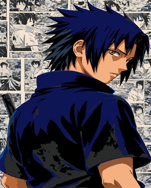 Sasuke 2 Boyama Seti 40x50 cm (Tuvale Gerili)