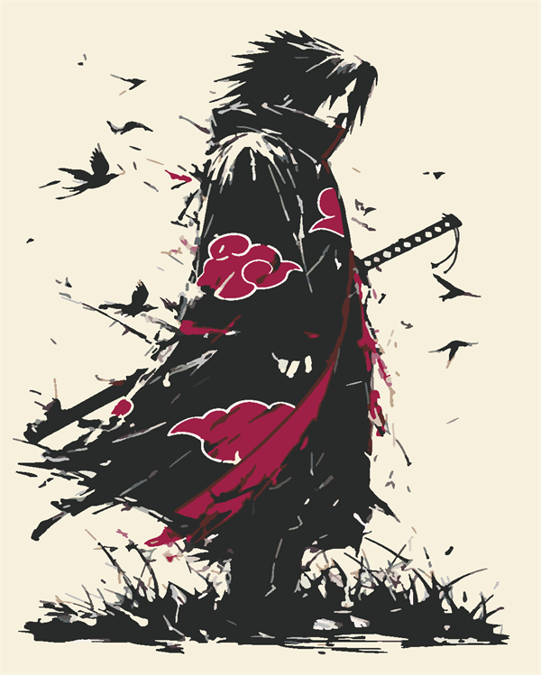 sasuke Boyama Seti 40x50 cm (Tuvale Gerili)