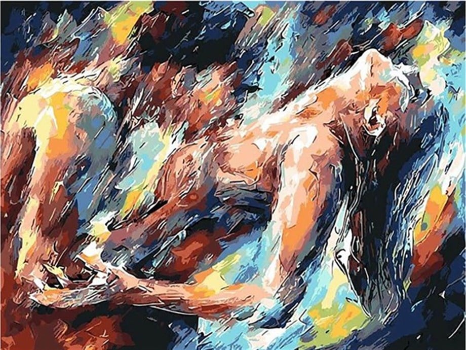 Arzu Sayılarla Boyama Seti 60x75 cm (Tuvale Gerili)