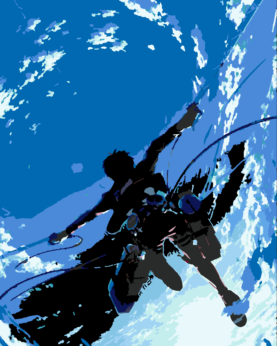 Attack of TitAttack of Titan  Attack of Titan  Eren Yeager  Boyama Seti 40x50 cm (Tuvale Gerili)
