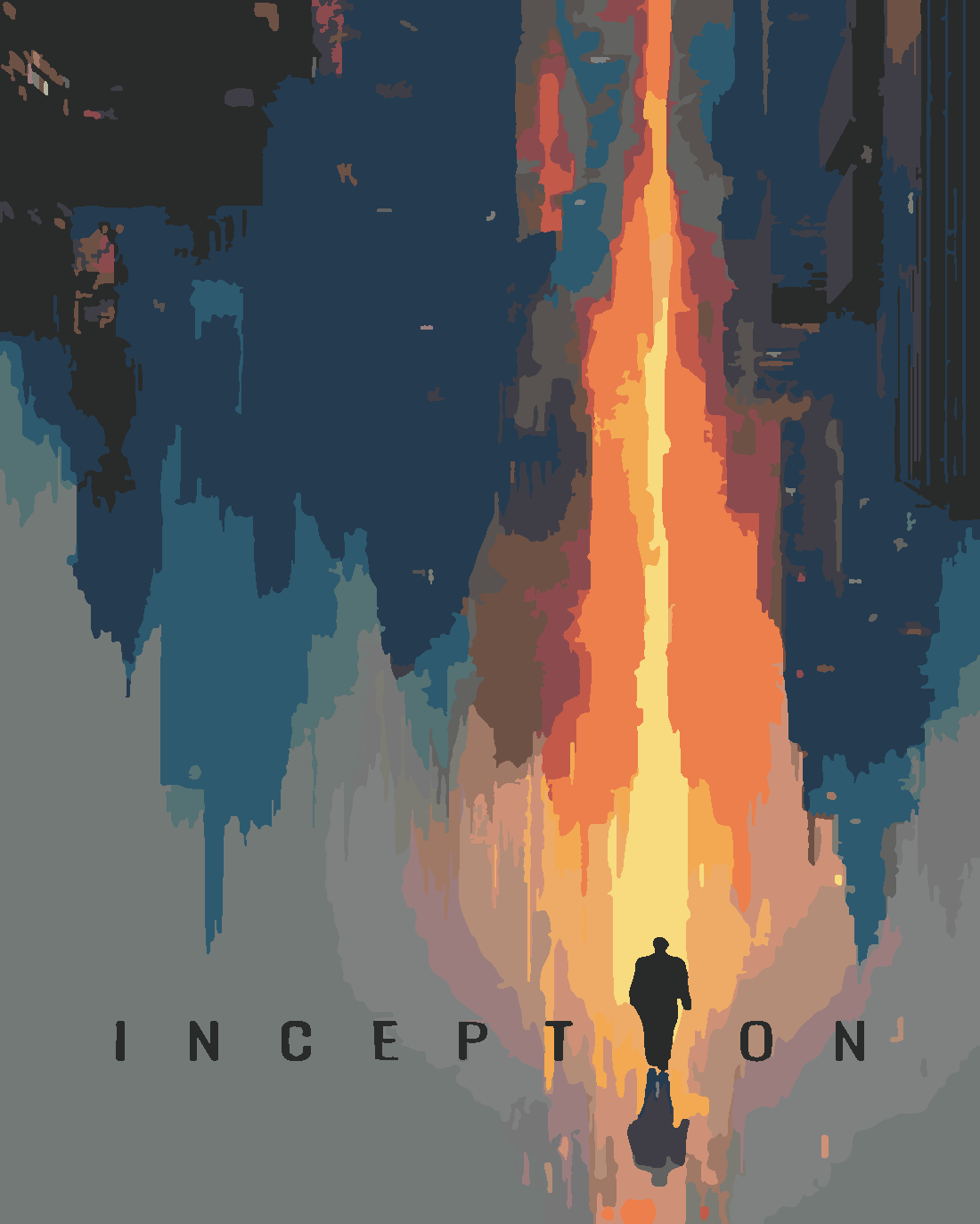 Başlangıç (Inception) Sayılarla Boyama Seti Sayılarla Boyama Seti 40x50 cm (Tuvale Gerili)