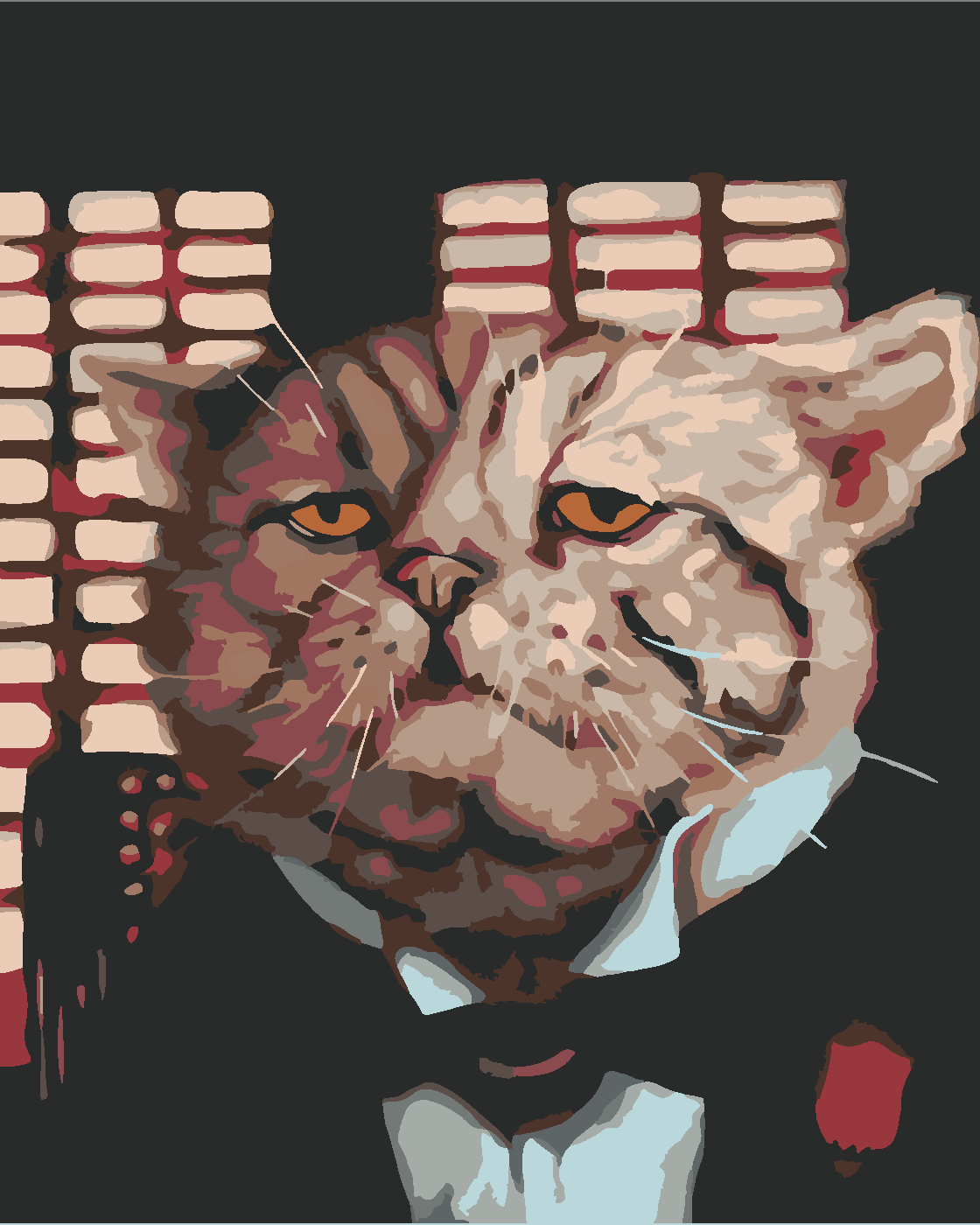 CAT FATHER Boyama Seti 40x50 cm (Tuvale Gerili)