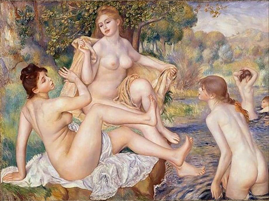 Cennet Bahçesi Sayılarla Boyama Seti 40x50 cm (Tuvale Gerili)