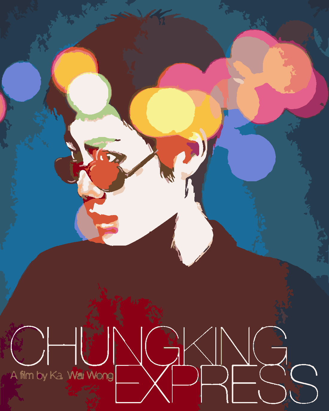 Chungking Express (1994)  Sayılarla Boyama Seti 40x50 cm (Tuvale Gerili)