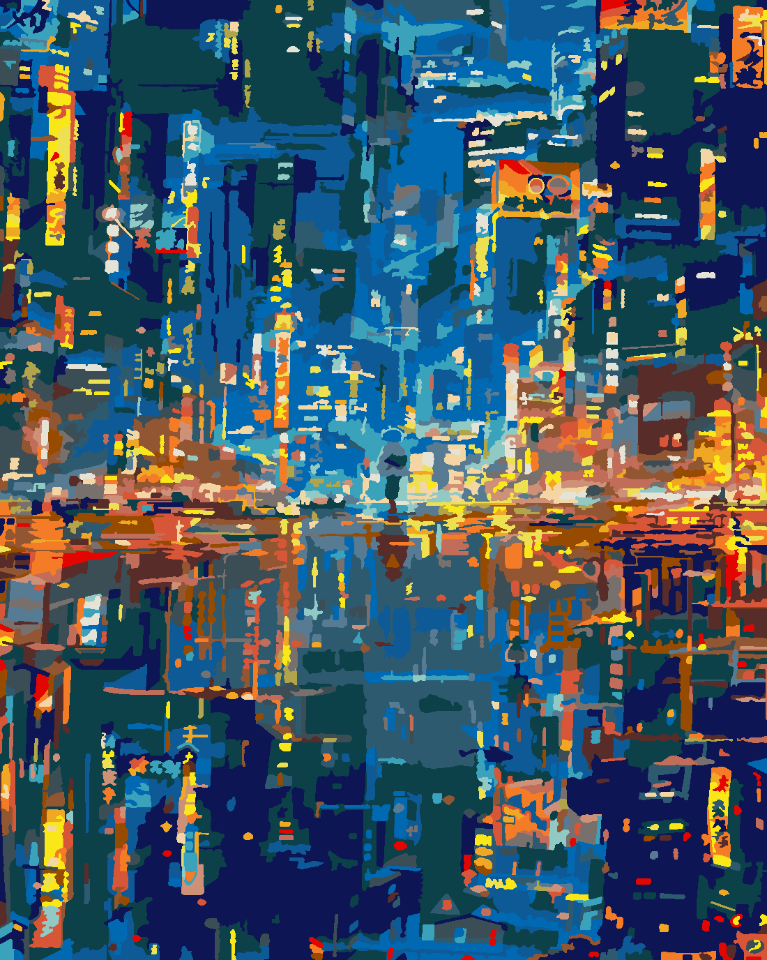 Cityscape Boyama Seti 40x50 cm (Tuvale Gerili)