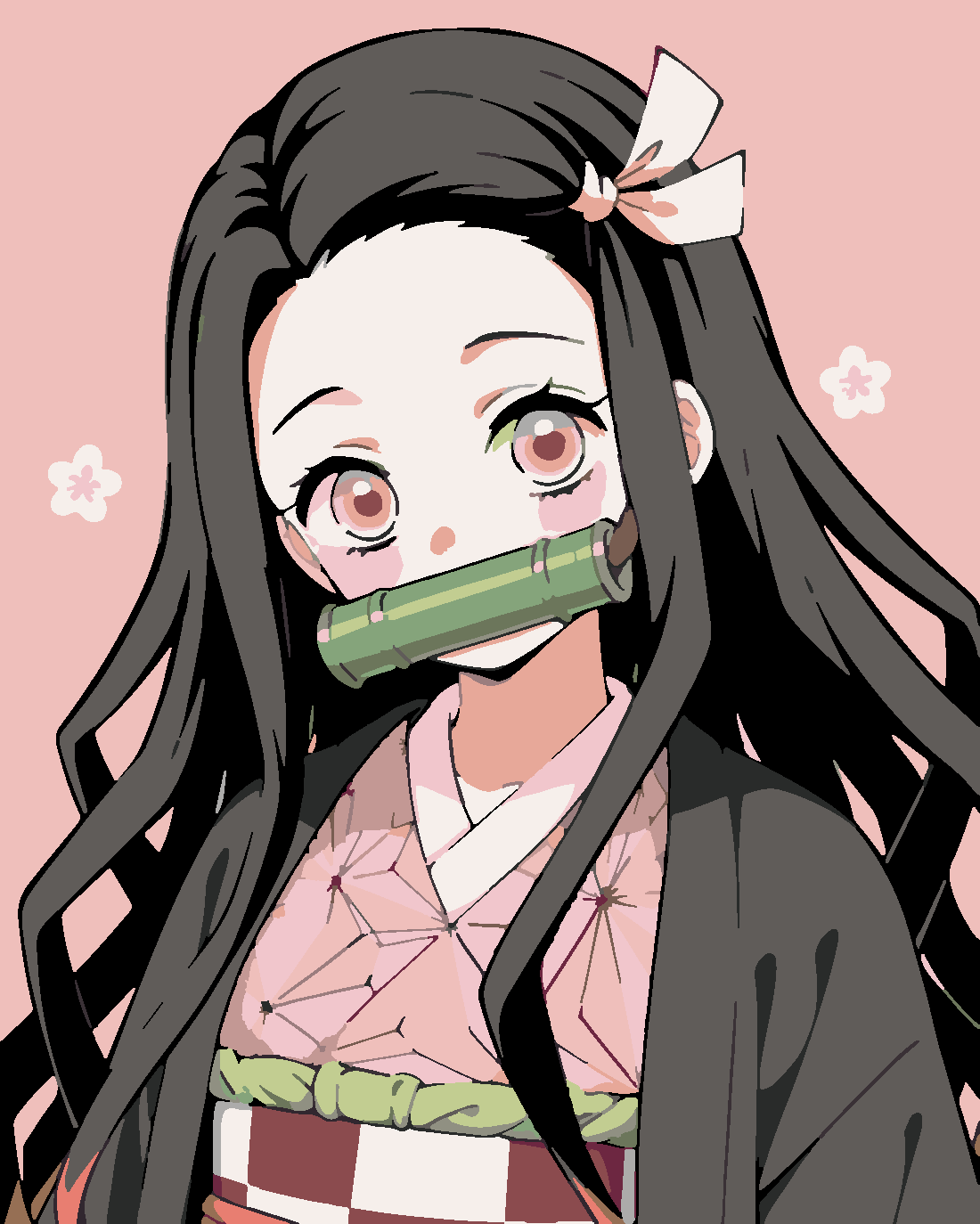 Demon Slayer -Nezuko Kamado 40x50 cm (Tuvale Gerili)