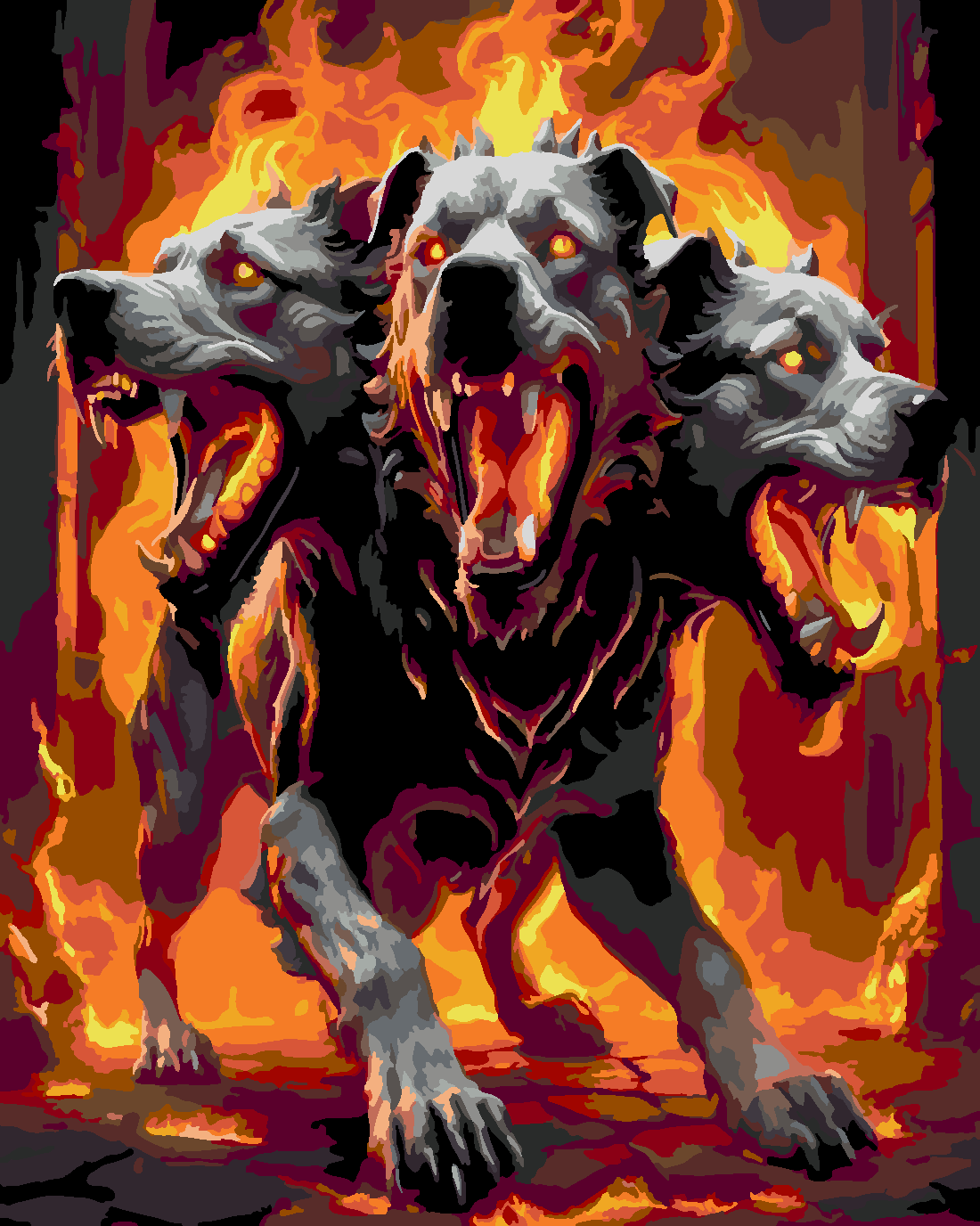 FLUFFY  Boyama Seti 40x50 cm (Tuvale Gerili)