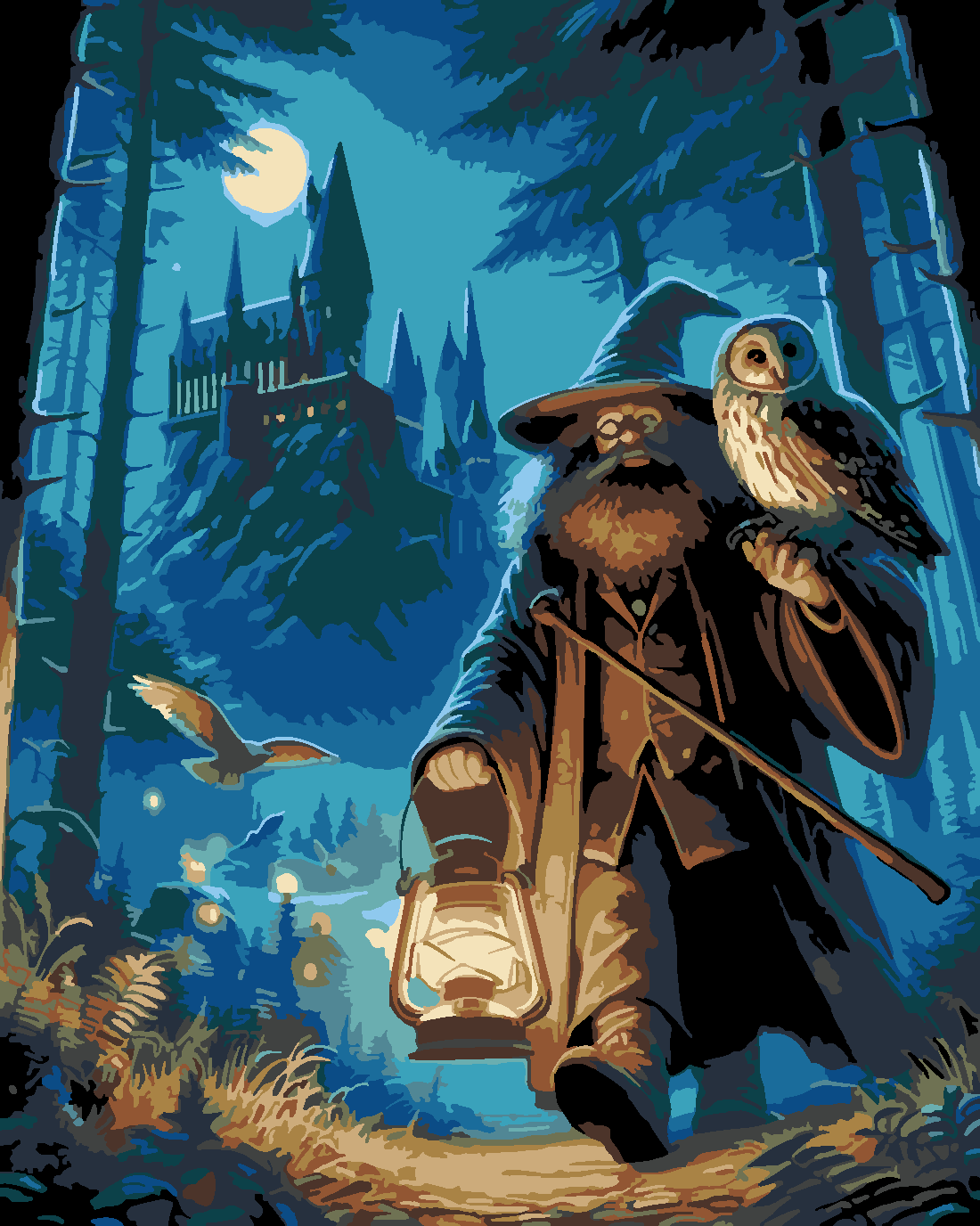 HAGRID 3 Boyama Seti 40x50 cm (Tuvale Gerili)