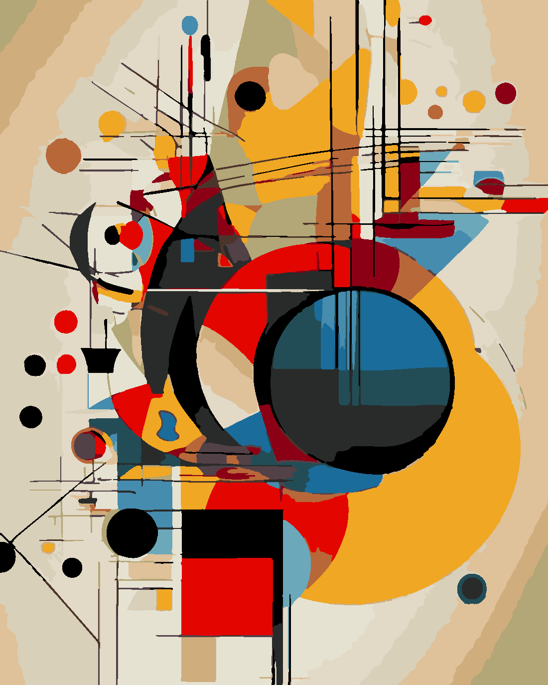 KANDINSKY 2 Boyama Seti 40x50 cm (Tuvale Gerili)