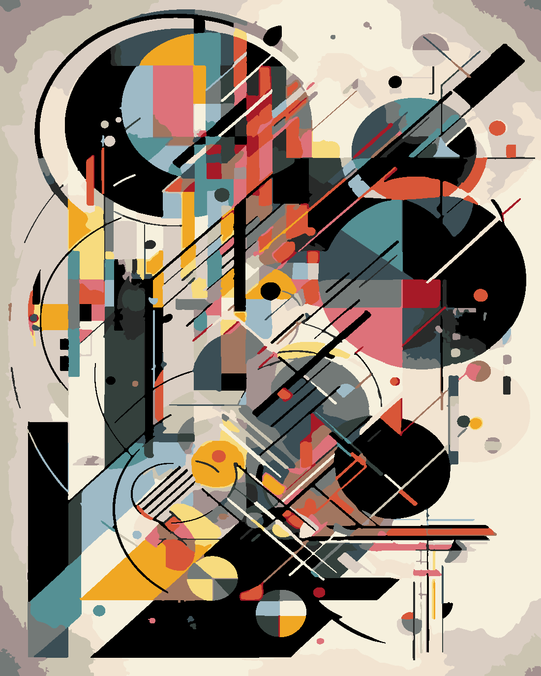 KANDINSKY Boyama Seti 40x50 cm (Tuvale Gerili)