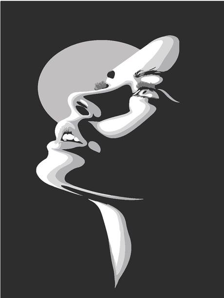 Kontrast Sayılarla Boyama Seti  (Tuvale Gerili)