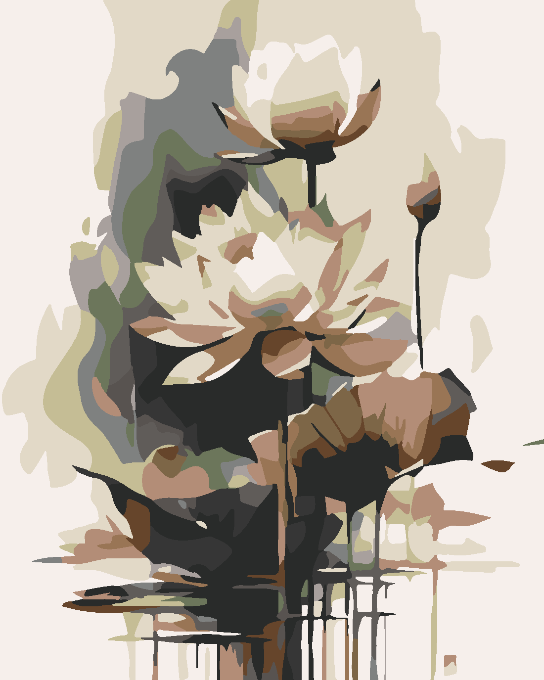 LOTUS BÜYÜSÜ Boyama Seti 40x50 cm (Tuvale Gerili)
