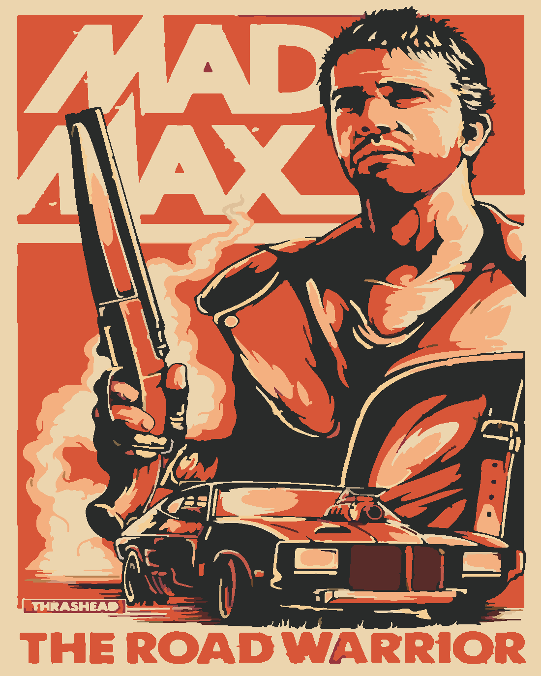 Mad Max Sayılarla Boyama Seti Sayılarla Boyama Seti 40x50 cm (Tuvale Gerili)