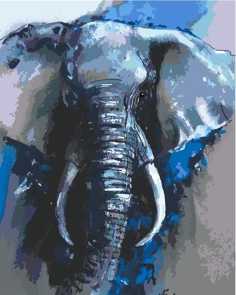 Mavinin Yolculuğu Sayılarla Boyama Seti  (Tuvale Gerili)