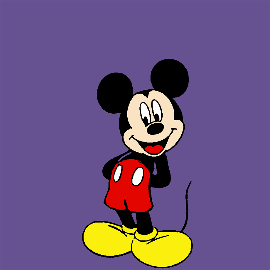 Micket mouse Sayılarla Boyama Seti 20x20