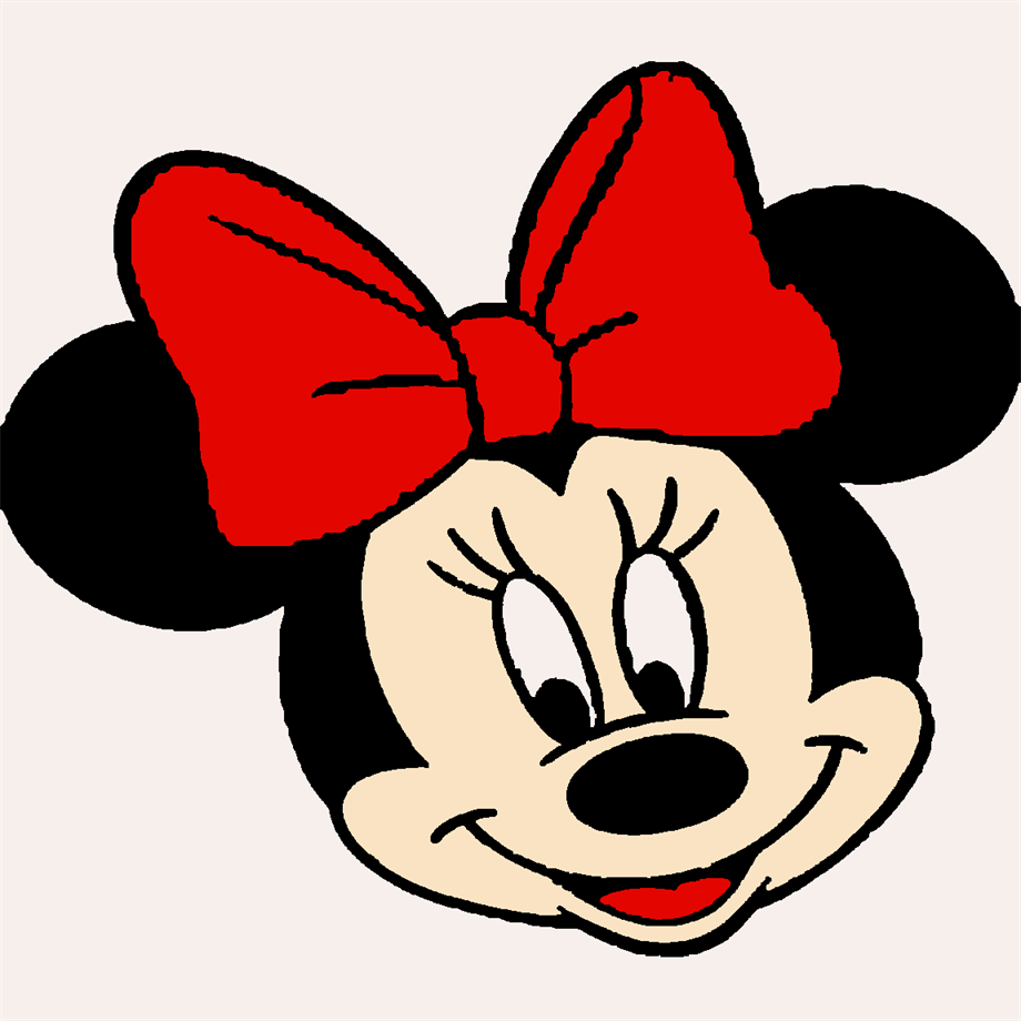 Minnie Mouse Sayılarla Boyama Seti 20x20