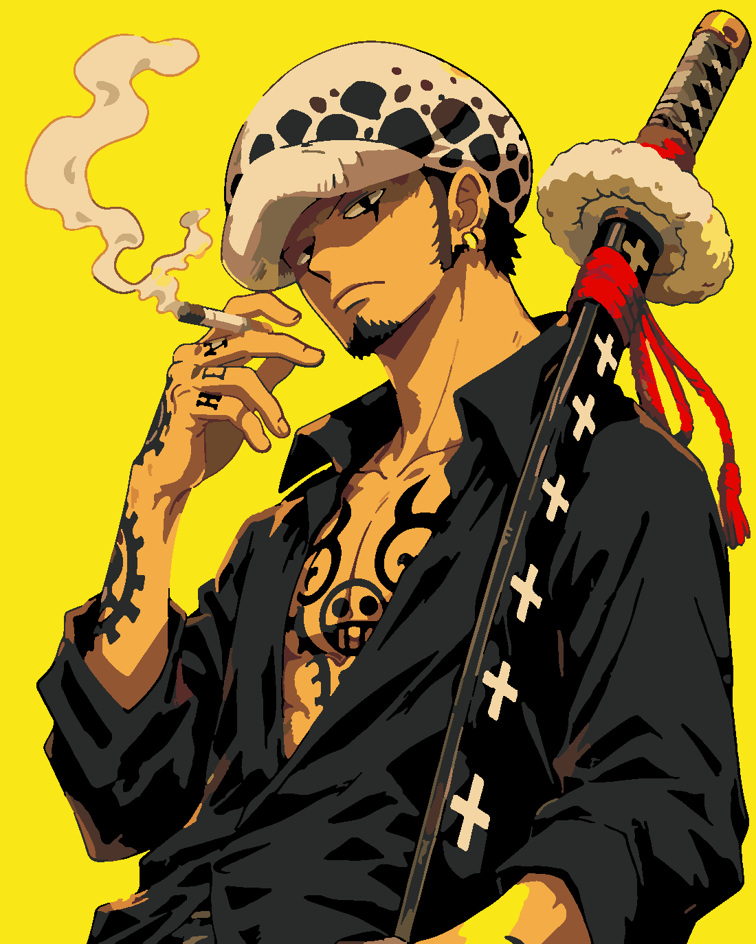 One Piece -  Law  40x50 cm (Tuvale Gerili)