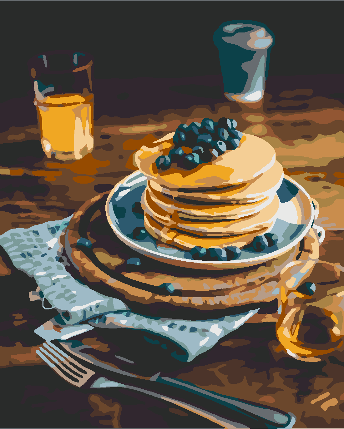 Pancake 2 Boyama Seti 40x50 cm (Tuvale Gerili)