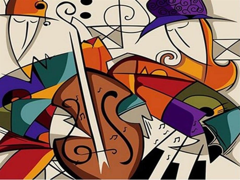 Picasso 2 Sayılarla Boyama Seti 40x50 cm (Tuvale Gerili)