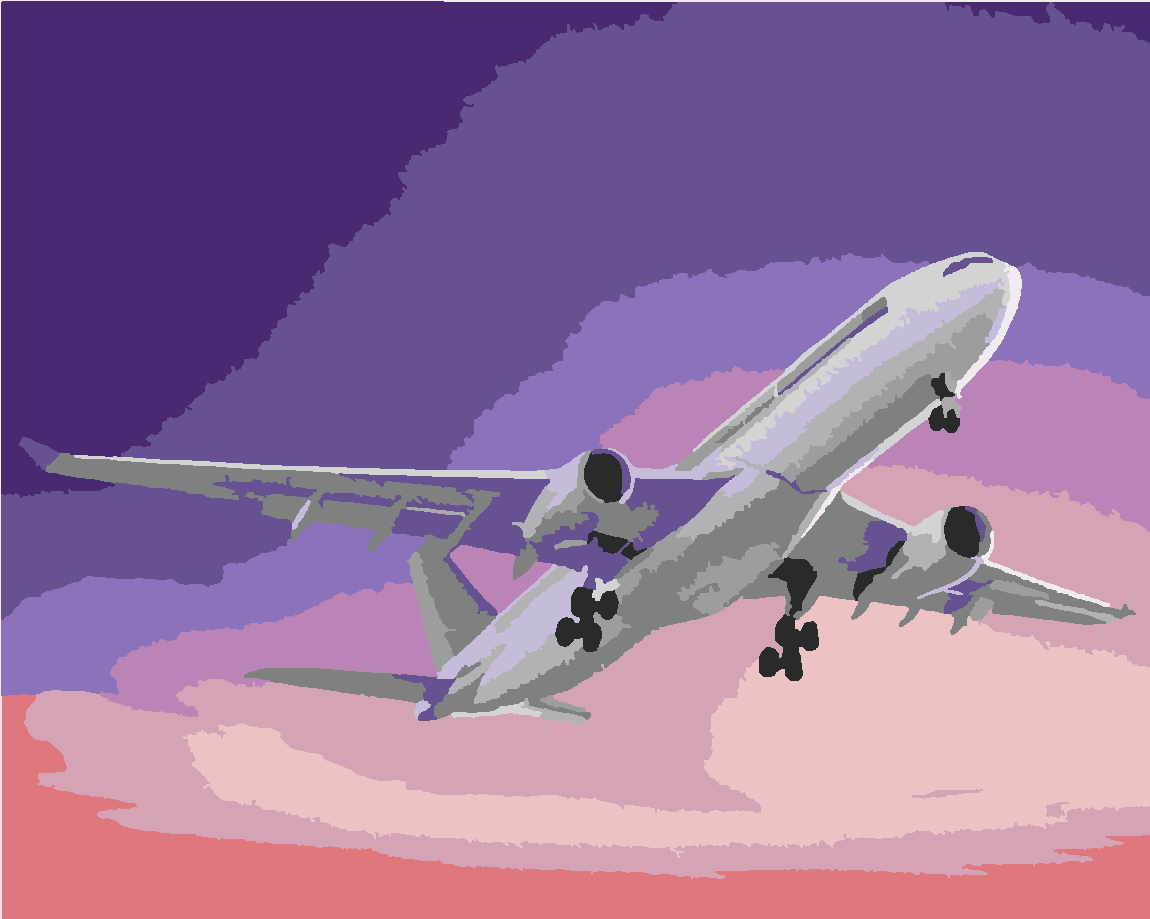 PLANE Boyama Seti 40x50 cm (Tuvale Gerili)