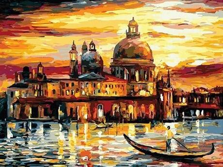 Renkli Kanal 2 Sayılarla Boyama Seti 40x50 cm (Tuvale Gerili)