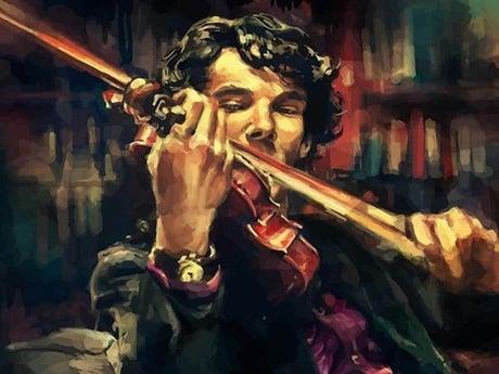 Sherlock Sayılarla Boyama Seti(40x50 cm Tuval Şasesine Gerili)