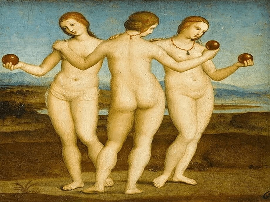Üç Elma Sayılarla Boyama Seti 40x50 cm (Tuvale Gerili)