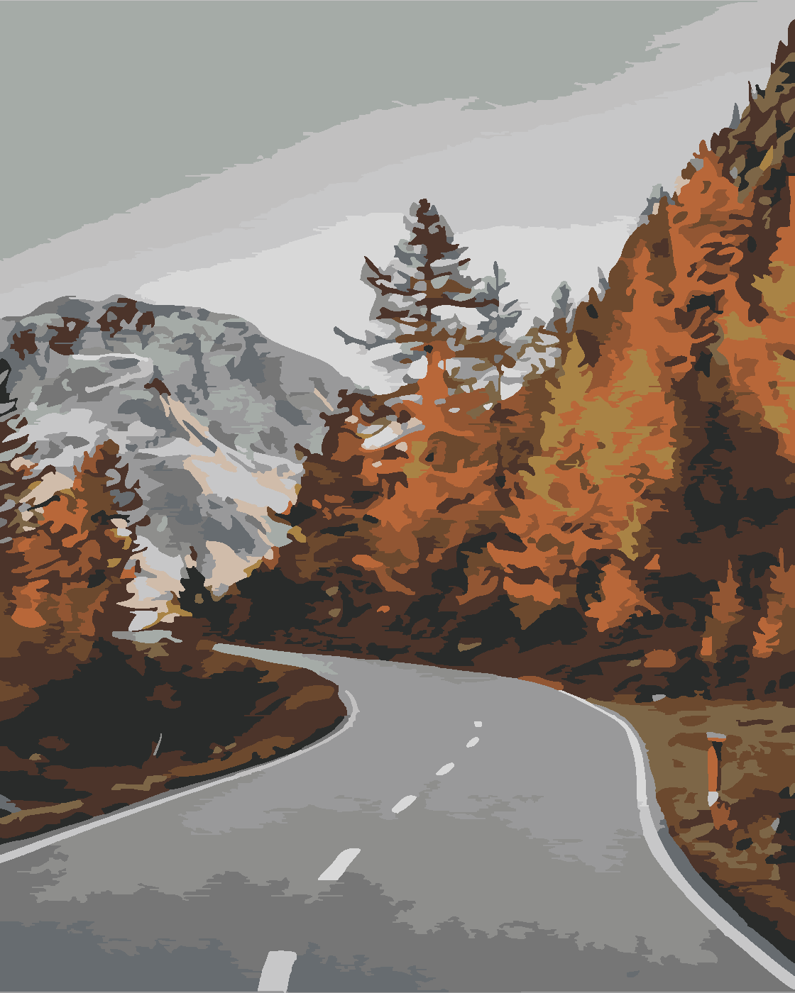 YOL 3 Boyama Seti 40x50 cm (Tuvale Gerili)