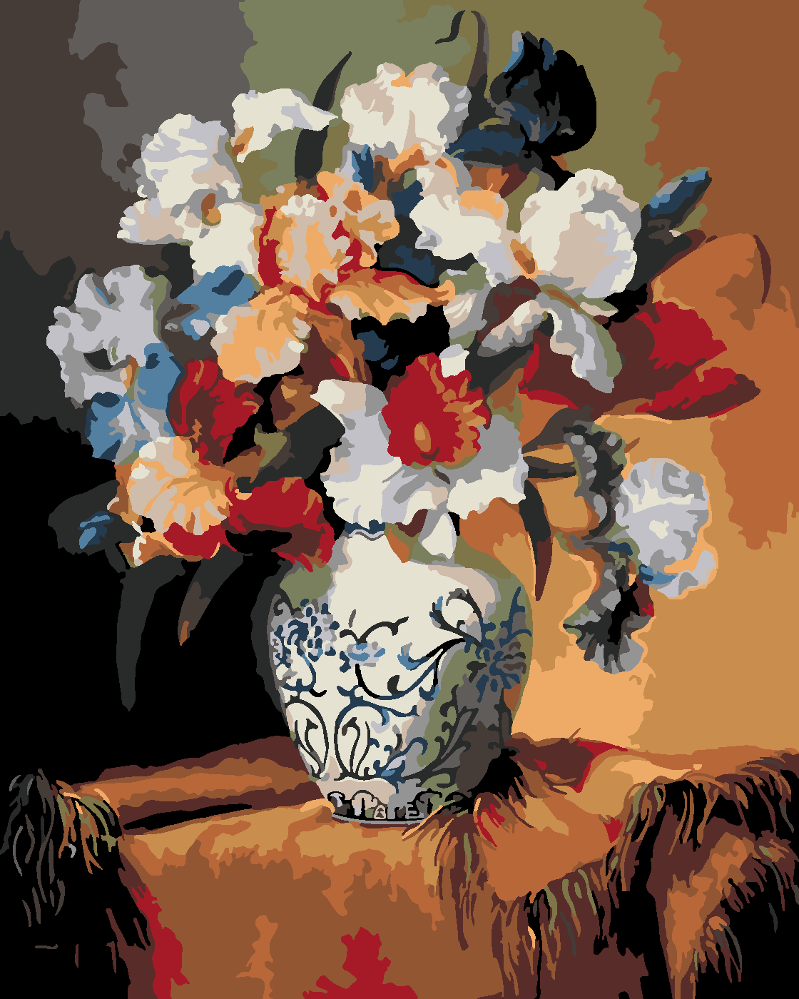 Zerafetin DetaylarıBoyama Seti 40x50 cm (Tuvale Gerili)