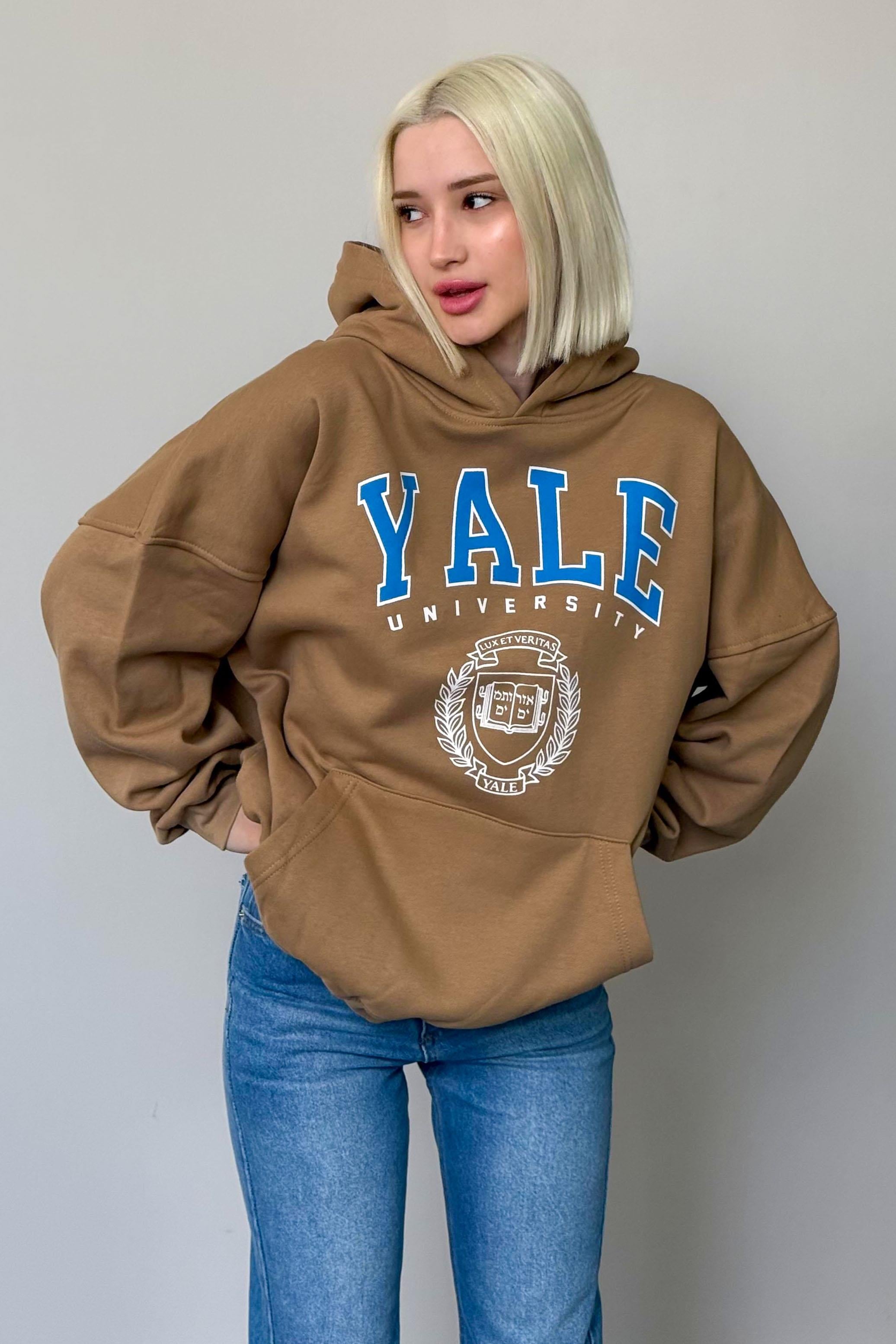 Vizon Oversize Kapüşonlu Kadın Sweatshirt SH129