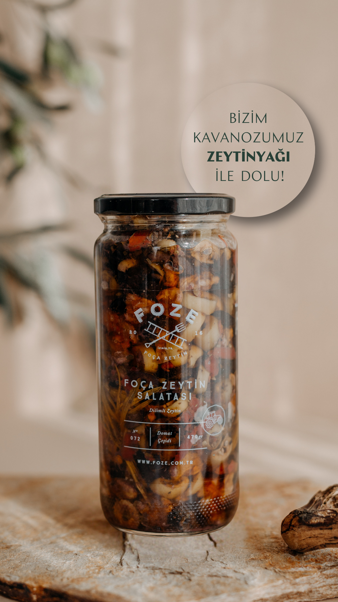 Foze Foça Zeytin Salatası 470 Gr