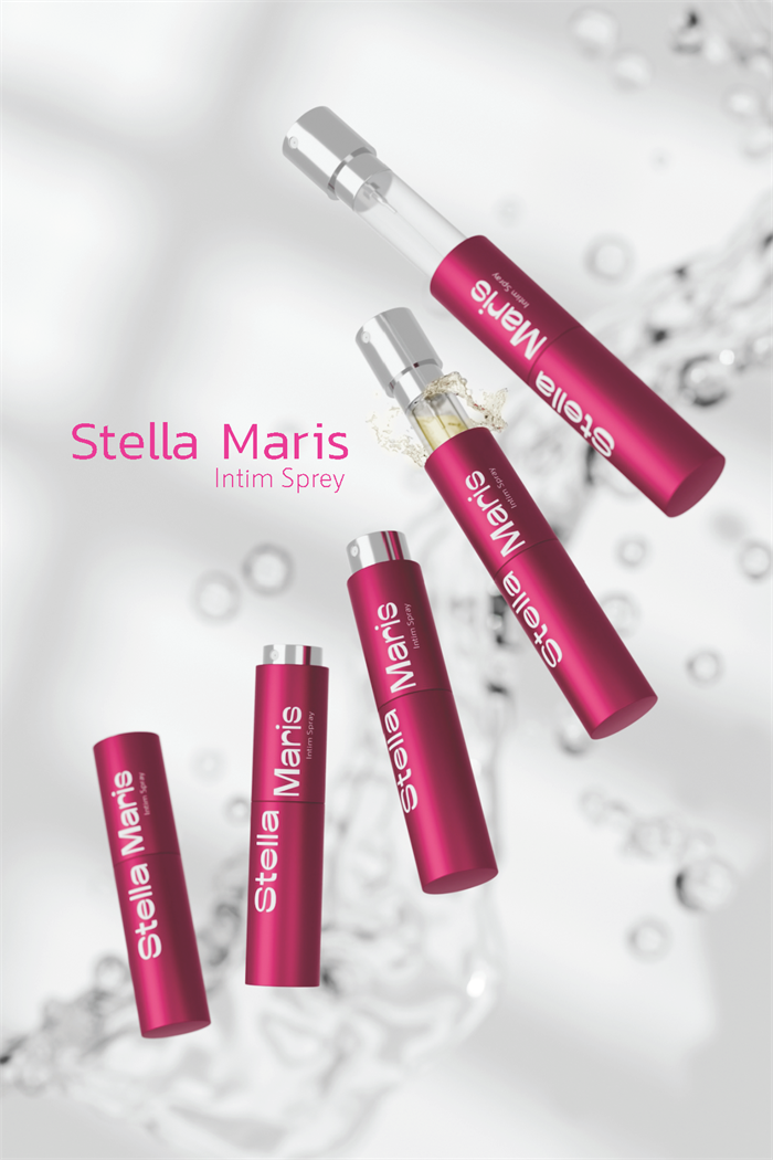 Nilera Stella Maris Intim Spray With Refill Set - Strawberry Scented