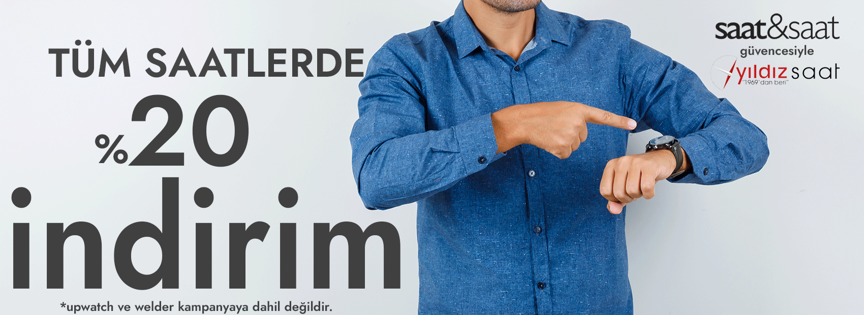 yıldız saat %20 indirim kampanyası