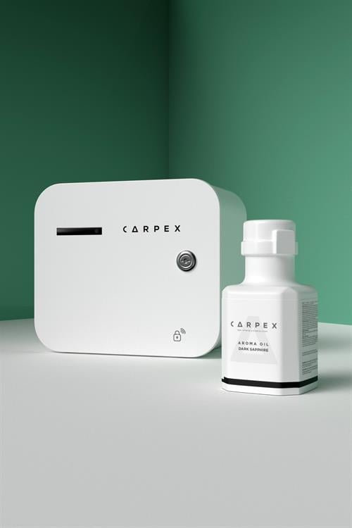 A1 Eco-X Geniş Alan Koku Makinesi ve Dark Sapphire A1 Koku Kartuşu 200 ML Seti
