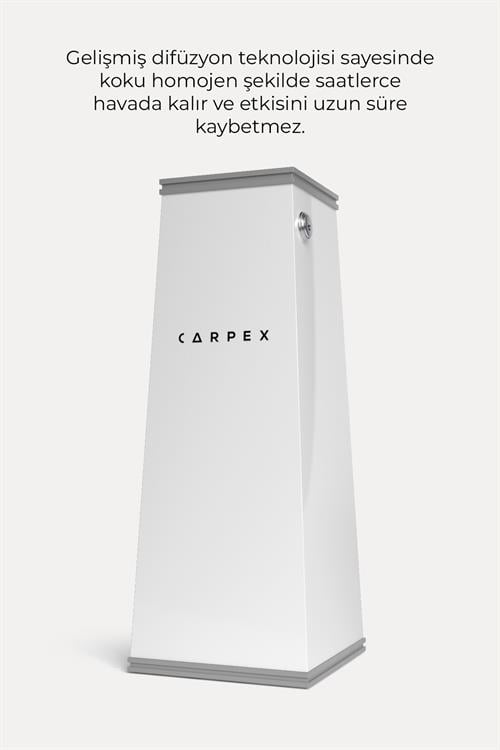 Auramax Pro 1200L Geniş Alan Koku Makinesi Beyaz ve Cute Auramax Koku Kartuşu 250 ML Seti