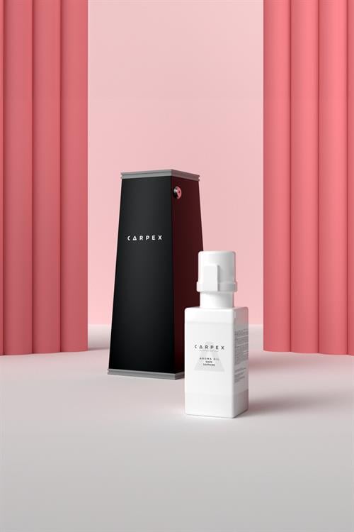 Auramax Pro 1200S Geniş Alan Koku Makinesi Siyah ve Dark Sapphire Auramax Koku Kartuşu 250 ML Seti