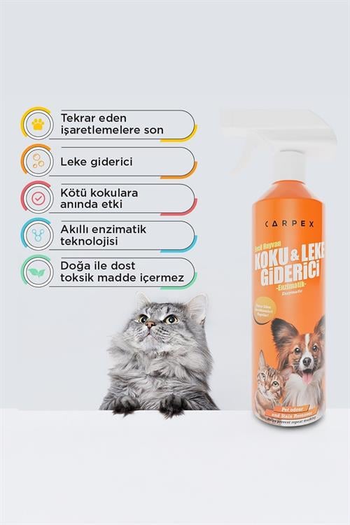 Carpex Evcil Hayvan Koku Ve Leke Giderici 500 ML
